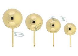 14K Light Ball Stud Earring 5330-14K