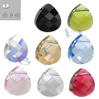 Sold By Pack Item 6012 Swarovski Crystal Pendants 