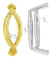 14K Marquise V-Prong Double Wire Setting 6729-14K