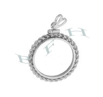 3mm Thick Nickel Coin Rope Frame 9802