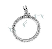 1.7mm Thick Quarter Coin Rope Frame 9808