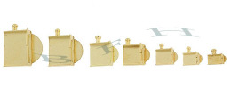 10K Box Clasp Shell 9999-10K