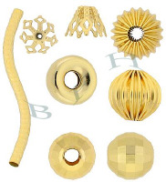 Gold-Filled Beads, Bead Caps And Tube Spacers