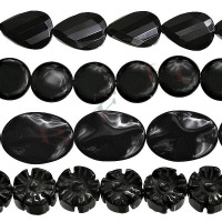 Black Agate Beads 