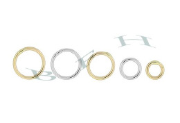 14K Soldered Jumprings (Closed 0 Ring)