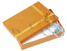 Flower Bow Tie Necklace Box 27181-Bx