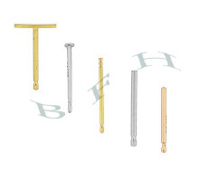 14K Earring Friction Posts