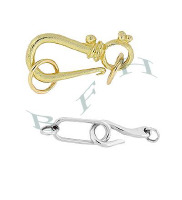 14K Hook And Eye Clasps