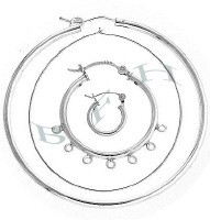 Sterling Silver Hoop Earrings
