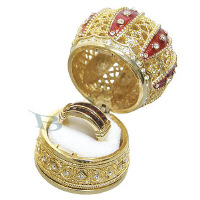 Special Order Red Crown Ring Box 27087-Bx