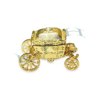 Special Order Gold Carriage Ring Box 27089-Bx