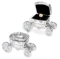 Special Order Silver Carriage Ring Box 27088-Bx