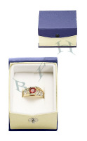 Snap Style Ring Blue Box 27210-Bx
