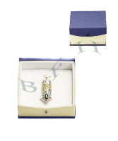 Snap Style Pendant&Ring Blue Box 27211-Bx