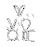 Platinum Pendants And Platinum Pendant Components
