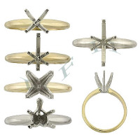14K Solitaire Rings