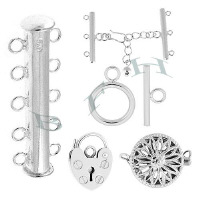 Sterling Silver Pearl Clasps 