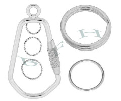 Sterling Silver Jumprings, Key Rings And Splitring