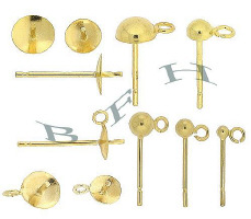Vermeil Stud Earrings