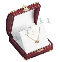 Dome Style Pendant Leatherette Box 27165-Bx