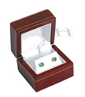 Goldmark Rosewood Veneer Earring Box 27137-Bx