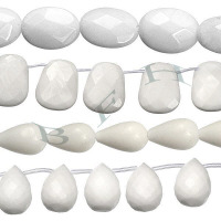 White Jade Beads 