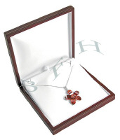 Goldmark Rosewood Veneer Necklace Large Box 27142