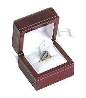 Goldmark Rosewood Veneer Ring Box 27136-Bx