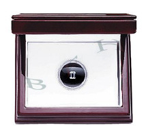 Rosewood Colonial Style Round Gem Jar Box 27146-Bx