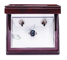 Rosewood Colonial Style Clip Earring&Ring 27147-Bx