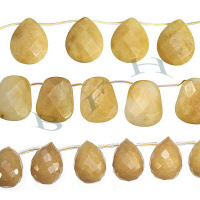 Yellow Jade Beads 